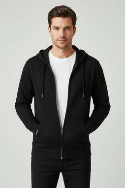 KUSTOM KIT KK303 - REGULAR FIT SUPERWASH 60 ZIPPED HOODIE