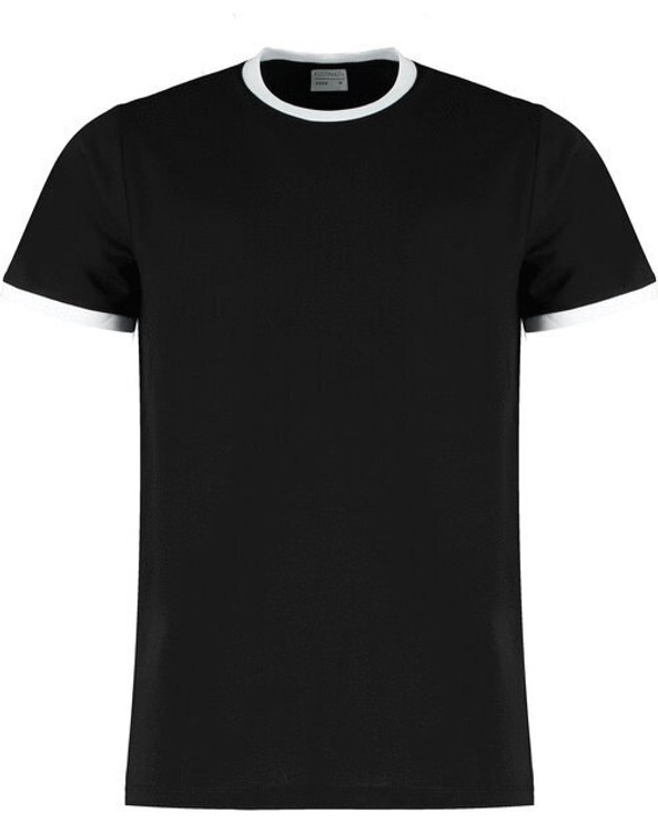 Kustom Kit KK508 - Premium Contrast Neck and Cuff Ringer Tee