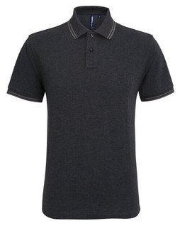 ASQUITH AND FOX AQ011 - Mens Classic Fit Polo with Tipped Collar and Cuffs