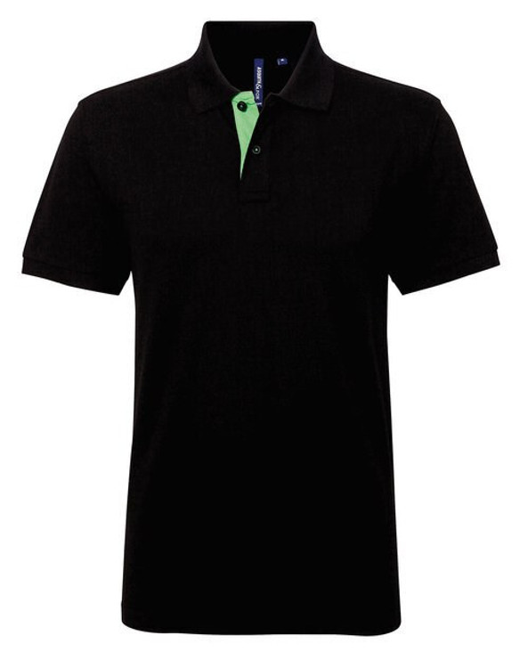 ASQUITH AND FOX AQ012 - Men's Classic Fit Polo with Contrast Details
