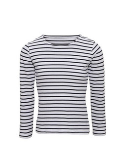 ASQUITH AND FOX AQ071 - LADIES MARINIERE COASTAL LONG SLEEVE TEE