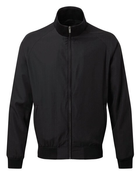 ASQUITH AND FOX AQ200 - Classic Fit Men's Harrington Jacket with Ribbed Knit