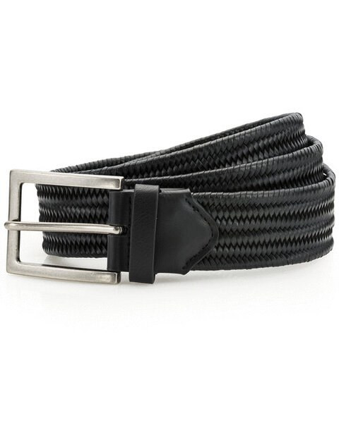 ASQUITH AND FOX AQ903 - Adjustable Leather Braid Belt with Buckle and Loop