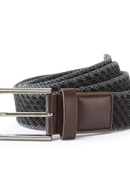 ASQUITH AND FOX AQ905 - Men's Vintage Wash Canvas Belt with Leather Trim