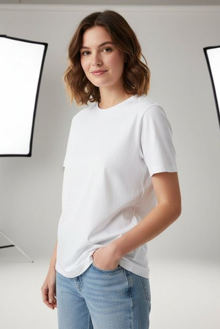 ECOLOGIE EA002 - Eco-Friendly Viscose Cotton Crew Neck Tee