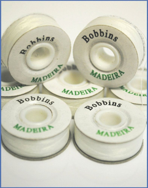 Madeira PWB144WS - High-Quality Prewound Polyester Bobbins - 144 Pack