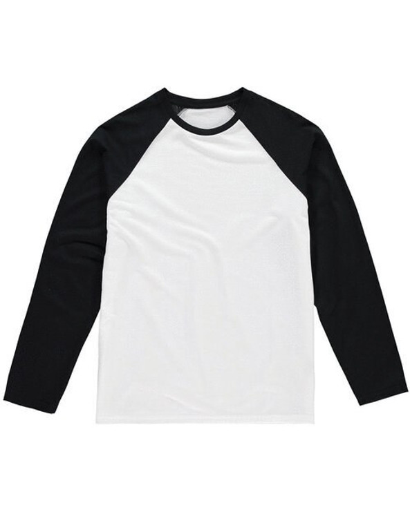 Vanilla VAN104 - Men's Long Sleeve Raglan Baseball Tee
