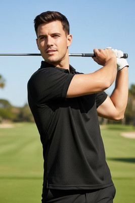 Henbury H460 - Men's Performance Stretch Polo with Wicking Finish