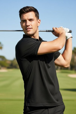 Henbury H460 - Mens Performance Stretch Polo with Wicking Finish