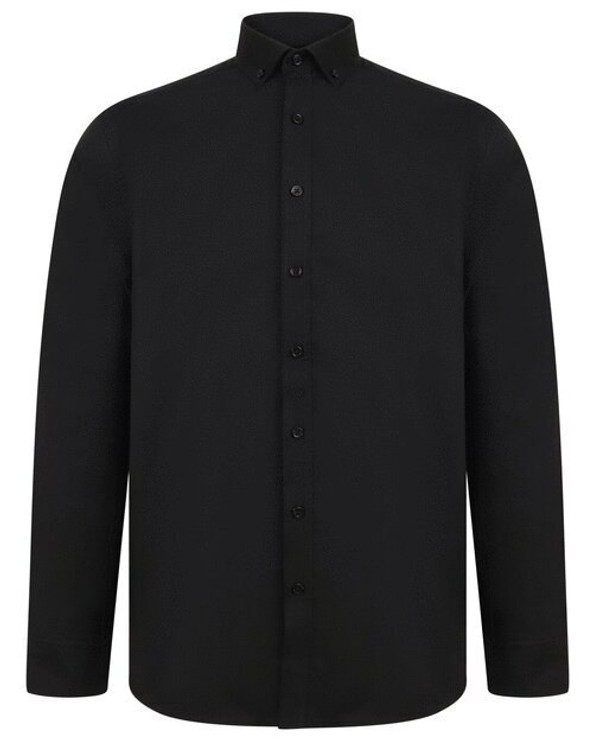 Henbury H512 - Men's Classic Fit Long Sleeve Oxford Shirt
