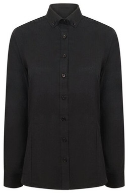 Henbury H513 - Womens Wrinkle Resistant Oxford Shirt - Regular Fit