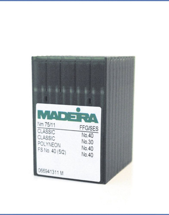Madeira MXKL 75 - Premium Stainless Steel Large Eye Needles Size 75