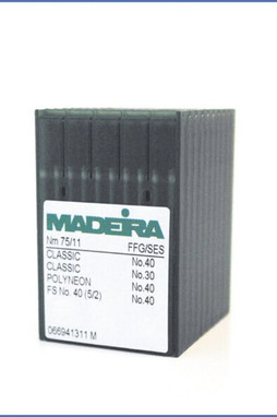 Madeira MXKL 75 - Premium Stainless Steel Large Eye Needles Size 75