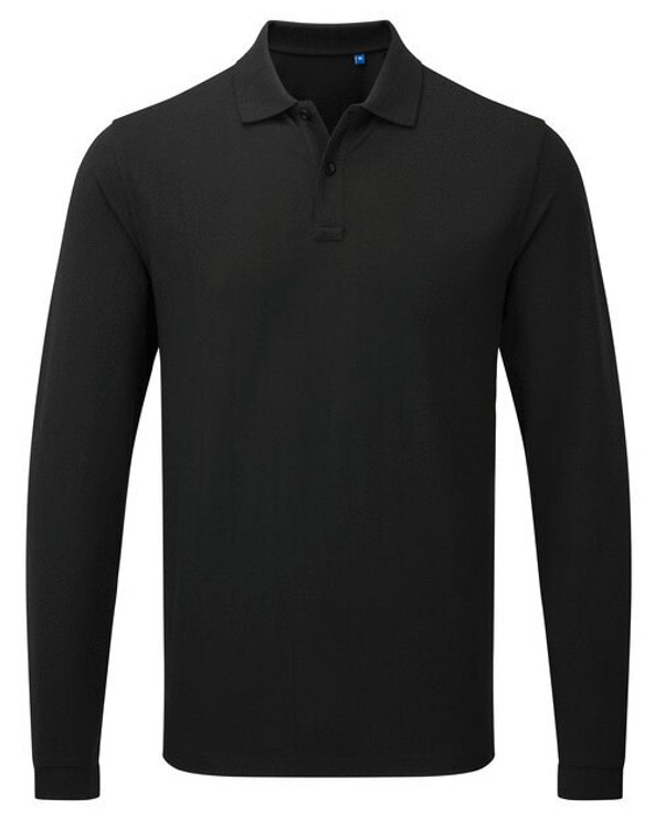 PREMIER PPS PR997 - Antimicrobial Long Sleeve Unisex Polo with HeiQ Viroblock