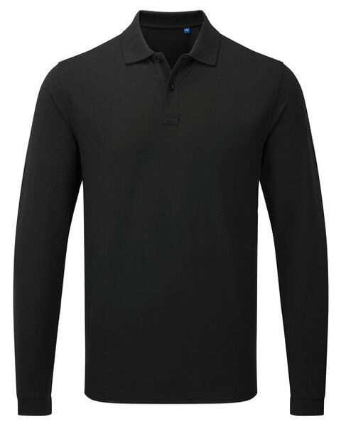 PREMIER PPS PR997 - Antimicrobial Long Sleeve Unisex Polo with HeiQ Viroblock