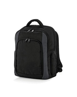 QUADRA BAGS QD968 - Tungsten 15.6-Inch Laptop Backpack with Media Pocket