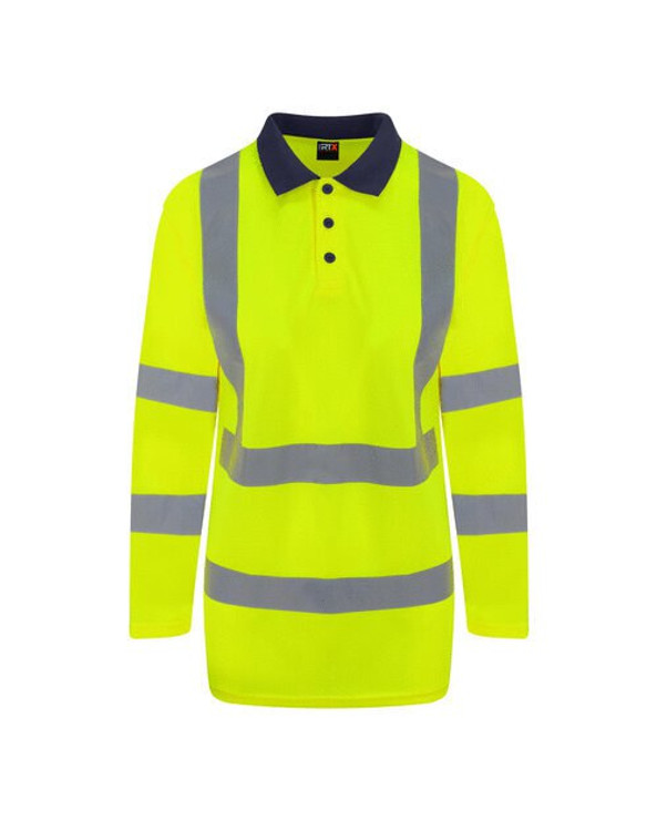 PRO RTX HIGH VISIBILITY RX715 - HV LONG SLEEVE POLO