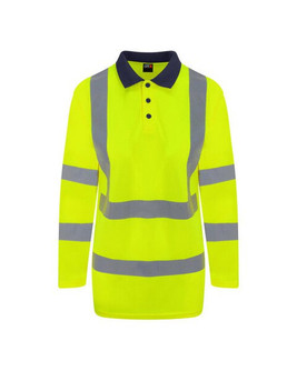 PRO RTX HIGH VISIBILITY RX715 - HV LONG SLEEVE POLO