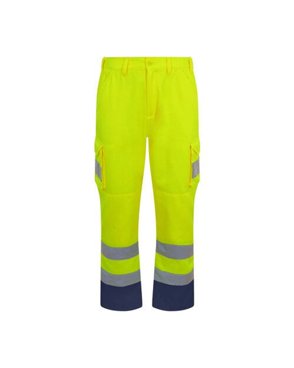 PRO RTX HIGH VISIBILITY RX760 - High Visibility Cargo Work Trousers with Reflective Tape