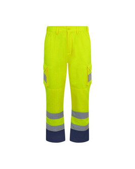 PRO RTX HIGH VISIBILITY RX760 - High Visibility Cargo Work Trousers with Reflective Tape