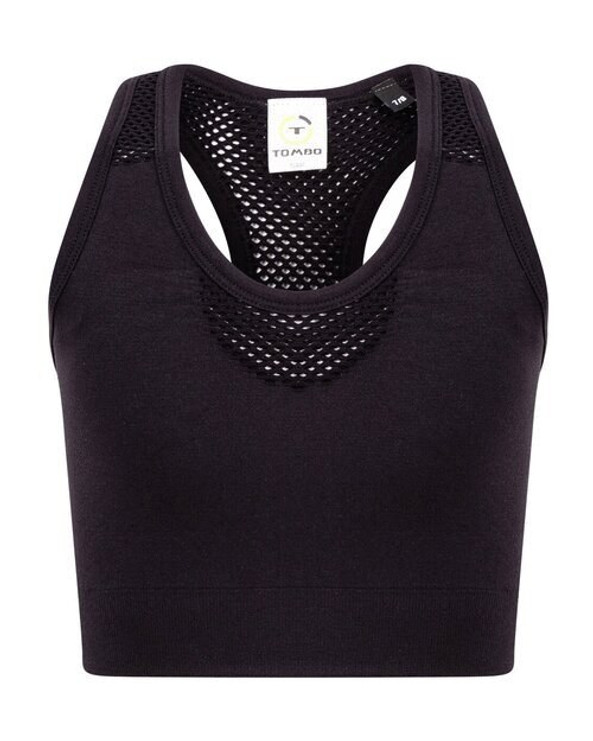 Tombo TL697 - Seamless Racerback Active Crop Top for Kids