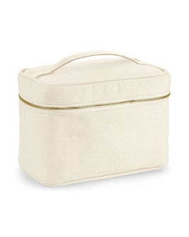 Westford mill W558 - Premium Brushed Cotton Canvas Vanity Case