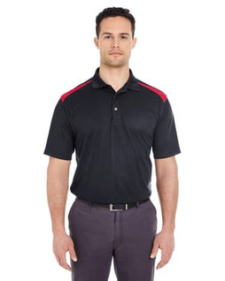 UltraClub 8215 - Adult Cool & Dry Two-Tone Mesh Piqué Polo