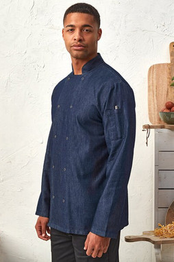 Artisan Collection by Reprime RP660 - Unisex Denim Chefs Coat
