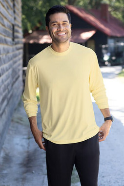 UltraClub 8422 - Mens Performance Long-Sleeve Athletic T-Shirt