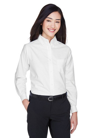 UltraClub 8990 - Ladies Classic Wrinkle-Resistant Long-Sleeve Oxford