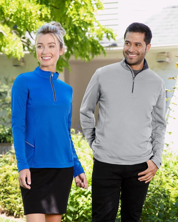 UltraClub 8230L - Ladies Cool & Dry Sport Quarter-Zip Pullover
