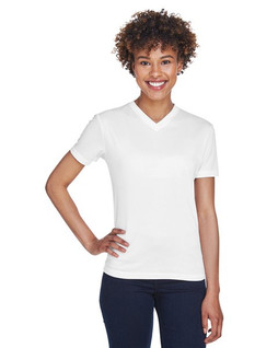 UltraClub 8400L - Ladies Cool & Dry Sport V-Neck T-Shirt