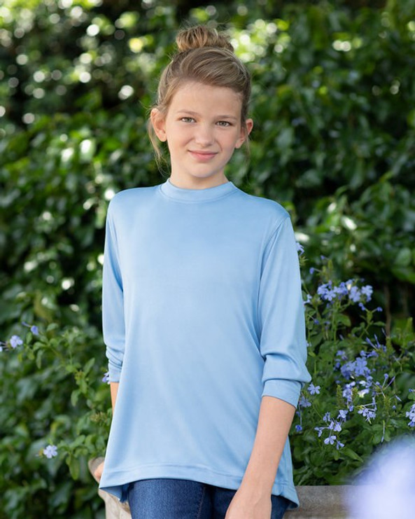 UltraClub 8622Y - Youth Cool & Dry Performance Long-Sleeve Top