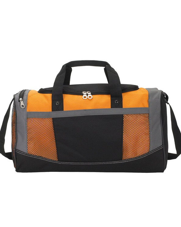 Gemline 4511 - Versatile Polyester Sport Travel Bag with Mesh Pockets