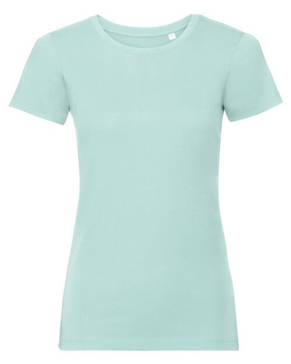 Russell R-108F-0 - Women's Organic Cotton Tee with Contemporary Fit