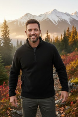 Russell R874M - Premium Outdoor Quarter Zip Fleece Jacket