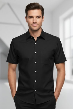 Russell R923M - Mens Short Sleeve Easy Care Oxford Dress Shirt