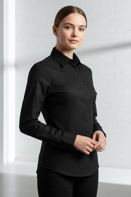 Russell R932F - Women's Tailored Long Sleeve Oxford Shirt