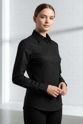 Russell R932F - Womens Tailored Long Sleeve Oxford Shirt