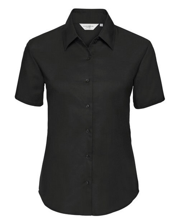 Russell R933F - Women's Tailored Short Sleeve Oxford Shirt
