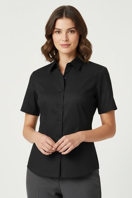 Russell R933F - Women's Tailored Short Sleeve Oxford Shirt