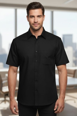 Russell R935M - Mens Easy Care Polycotton Short Sleeve Shirt