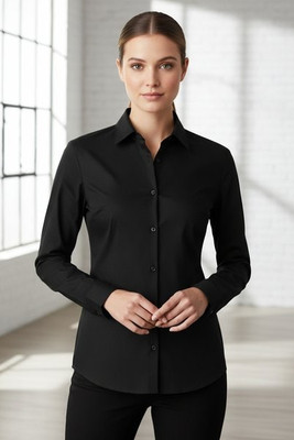 Russell R936F - Women's Classic Long Sleeve Cotton Poplin Shirt
