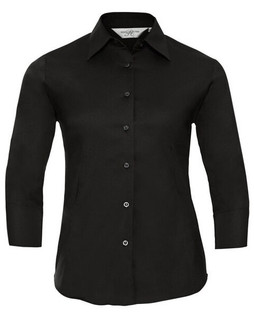 Russell R946F - Womens 3/4 Sleeve Fitted Stretch Cotton Shirt