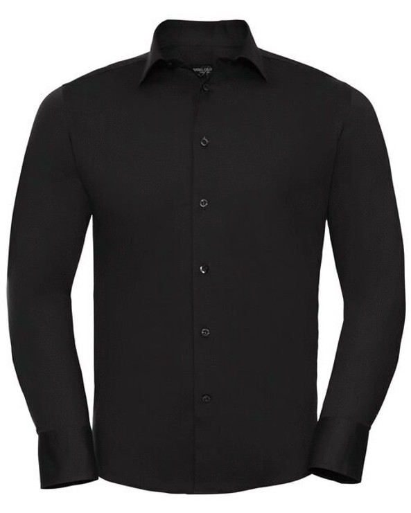 RUSSELL R946M - MENS LONG SLEEVE FITTED STRETCH SHIRT