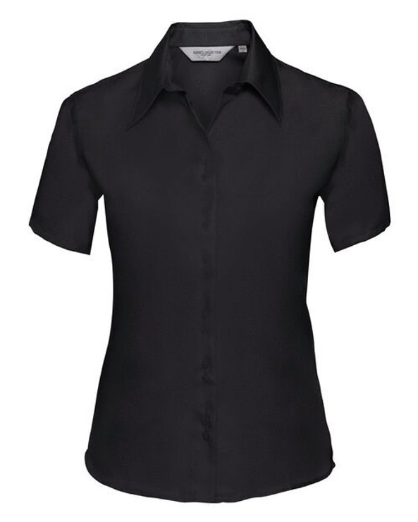 RUSSELL R957F - LADIES SHORT SLEEVE ULTIMATE NON IRON SHIRT
