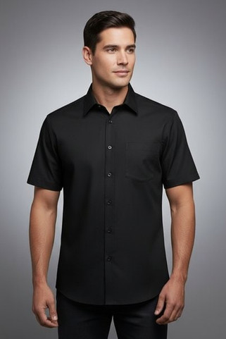 Russell R957M - Mens Ultimate Non-Iron Short Sleeve Cotton Shirt