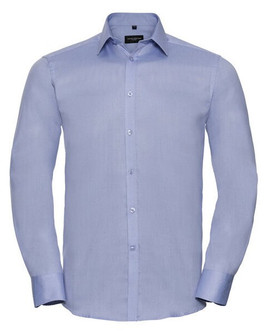 Russell R962M - Men's Long Sleeve Herringbone Dress Shirt