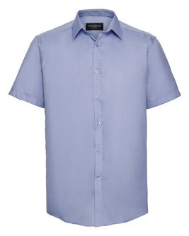 Russell R963M - Men's Long Fit Short Sleeve Herringbone Shirt