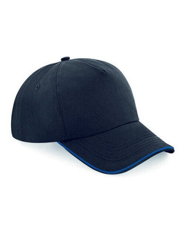 Beechfield B25C - Premium Cotton Twill 5 Panel Cap with Piped Peak